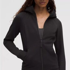 Lulu Lemon Full Scuba Black Zip-Up Hoodie